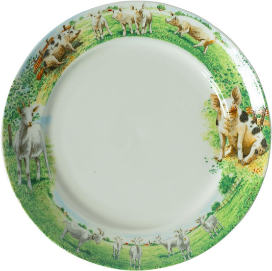 Wiebe van der Zee Bord 21 cm Geit/Varken