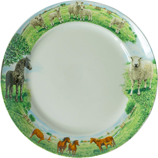 Wiebe van der Zee Plate 25 cm Horse/Sheep