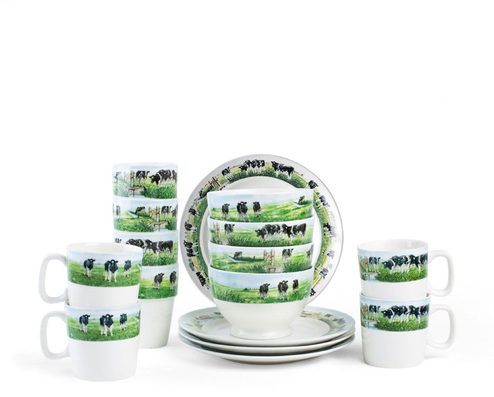 Wiebe van der Zee Set 16 Delig Servies 4 Persoons Nieuwe Buren