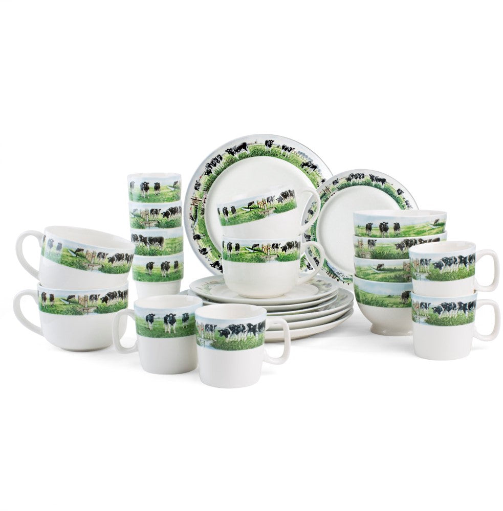 Wiebe van der Zee Set 24 Piece Tableware 4 Person New Neighbors